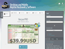 Tablet Screenshot of herperpro.com